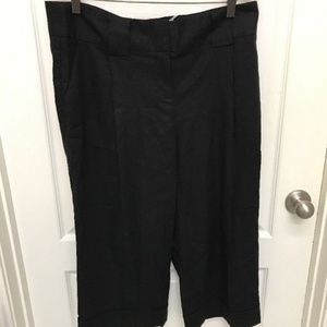 *NWT* KENSIE Black Capri Work Pants 12